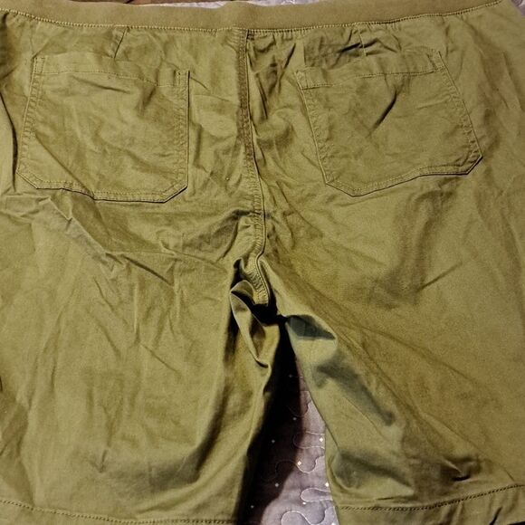 Karen Scott green shorts size 22W - Picture 4 of 5